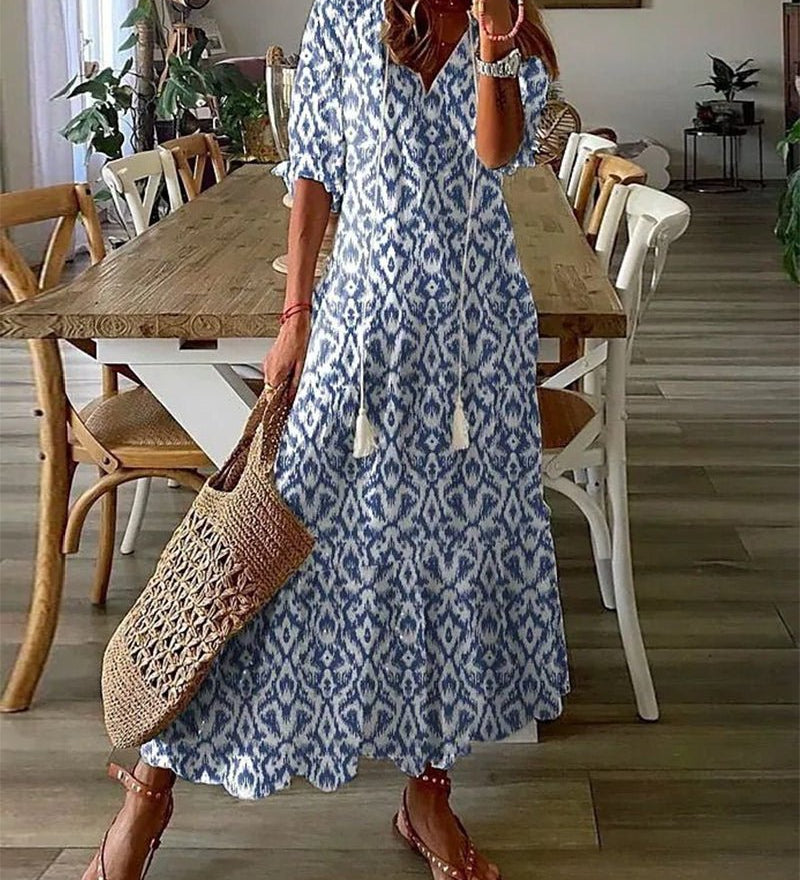Luna | Könnyed Boho Midi Ruha
