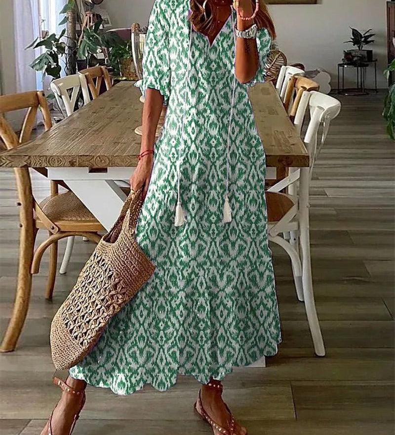 Luna | Könnyed Boho Midi Ruha