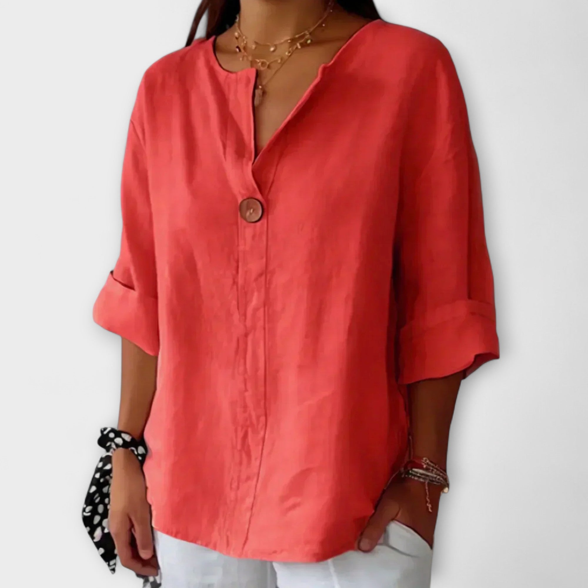 Nikol | Elegáns V-nyakú női top