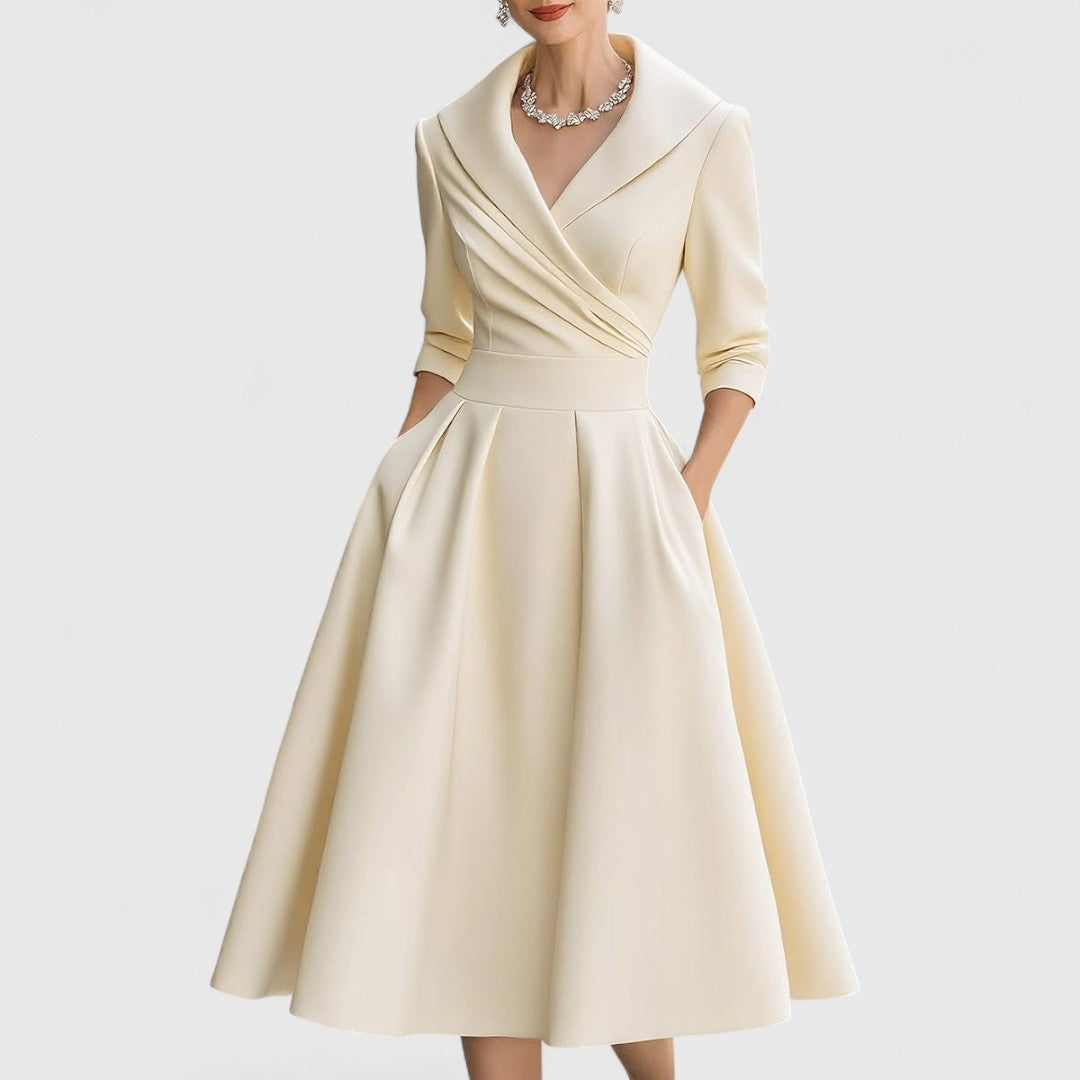Valerie | Valerie elegáns midi ruha