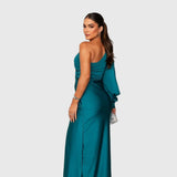 Melisa | Elegáns egyvállas estélyi ruha