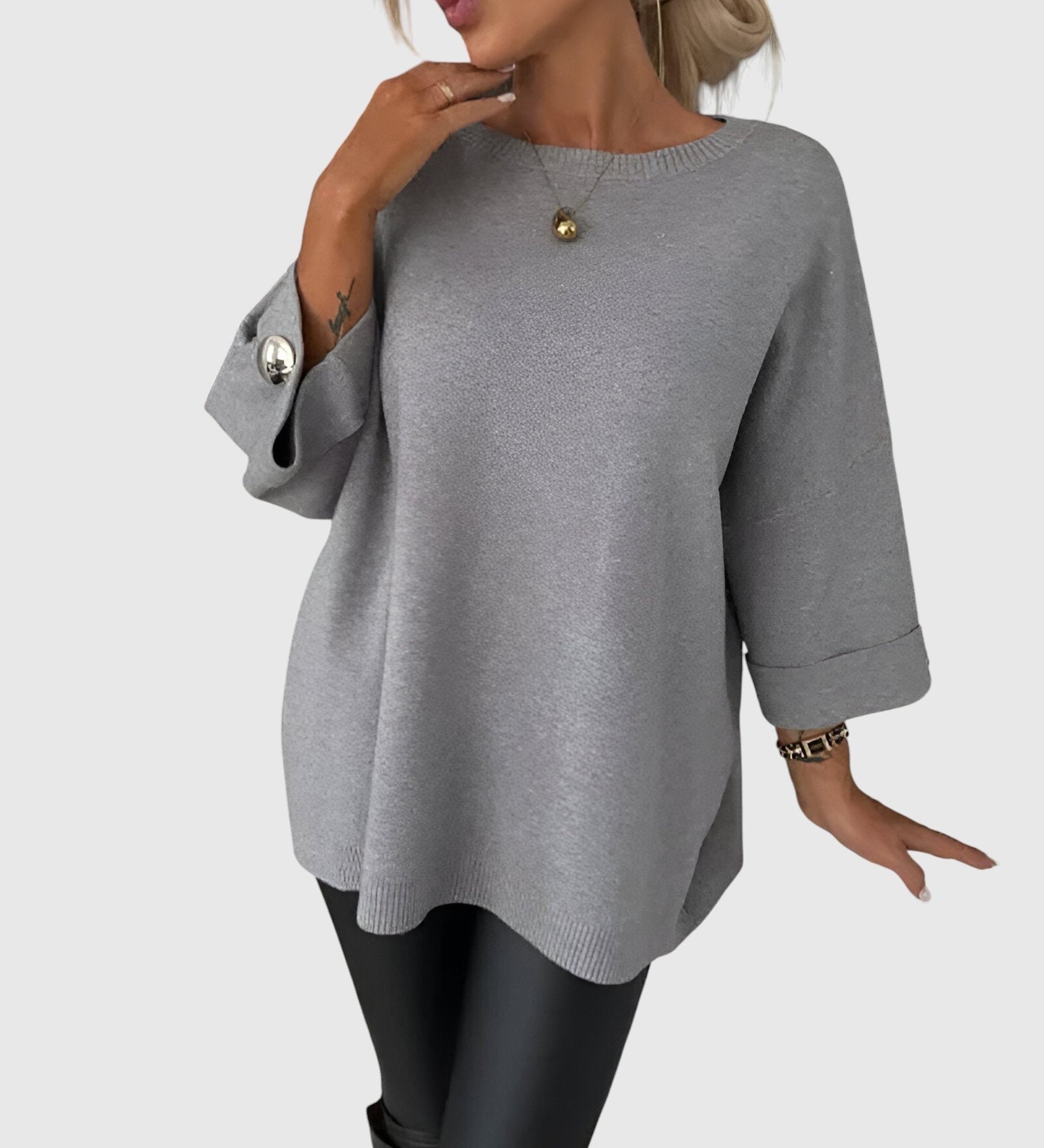 Janel | Laza elegáns pulóver mindennapokra