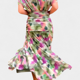 Amarra™ – Elegáns Hosszú Ruha Drapé Chiffonból