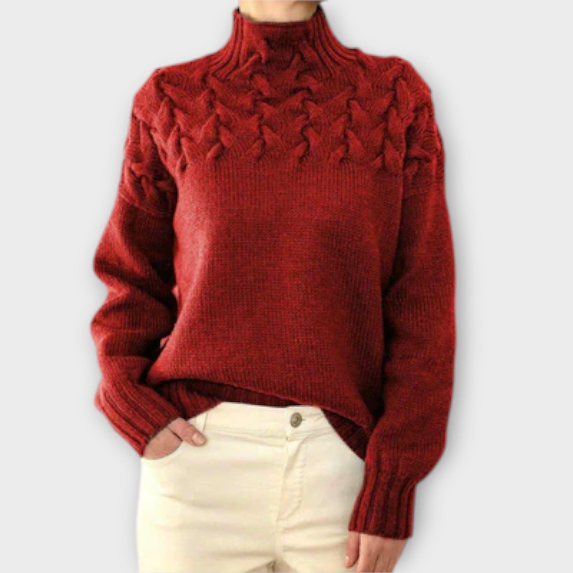 Éva | Kötött női pulóver elegáns kényelem