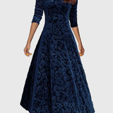 Nancy | Ünnepi velúr elegancia ruha