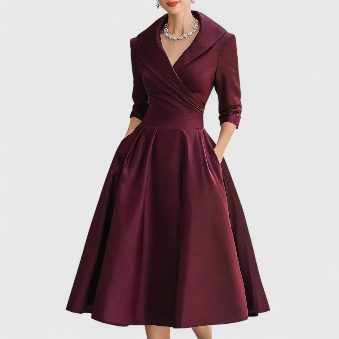 Valerie | Valerie elegáns midi ruha