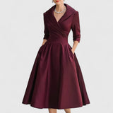Valerie | Valerie elegáns midi ruha