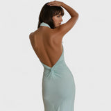 Elina | Elegáns halter dekoltázsú ruha