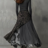 Carmen | Leopárdmintás maxi boho ruha