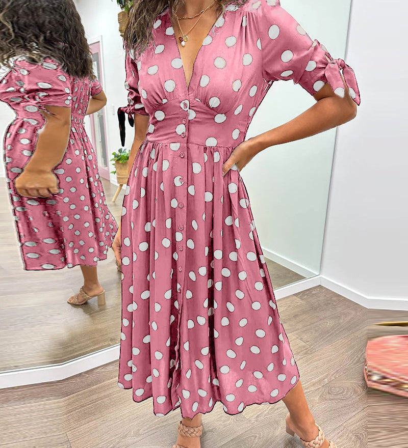Monique™ | Elegáns Pöttyös Ruha
