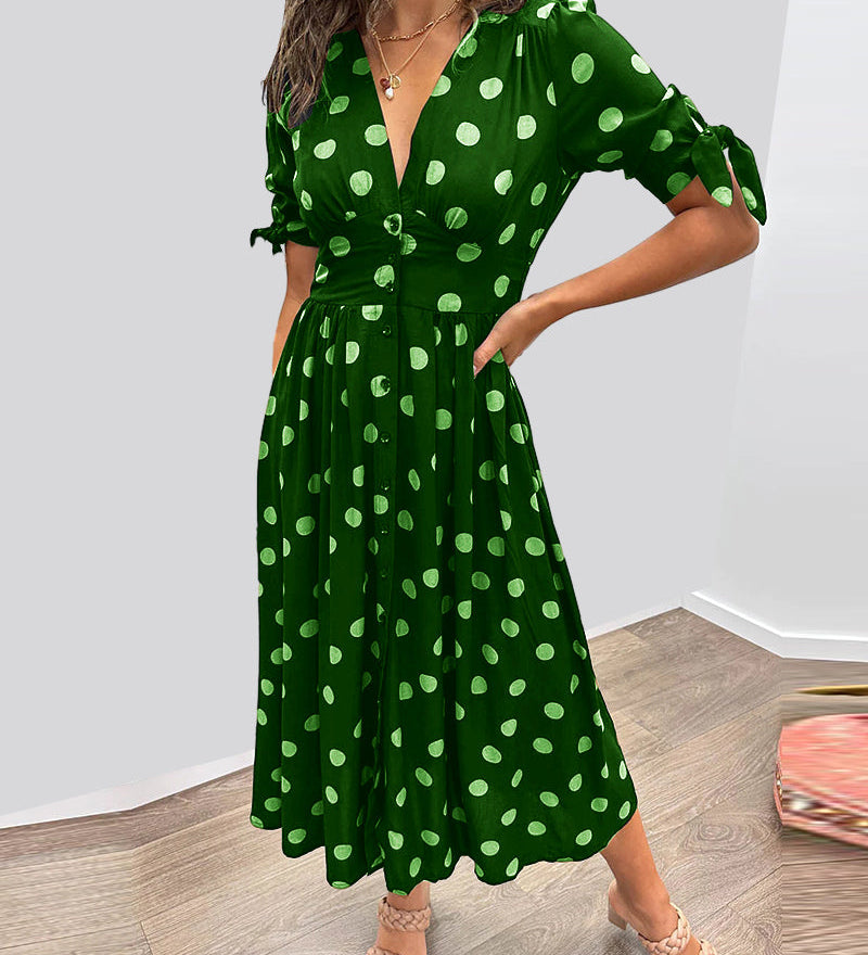Monique™ | Elegáns Pöttyös Ruha