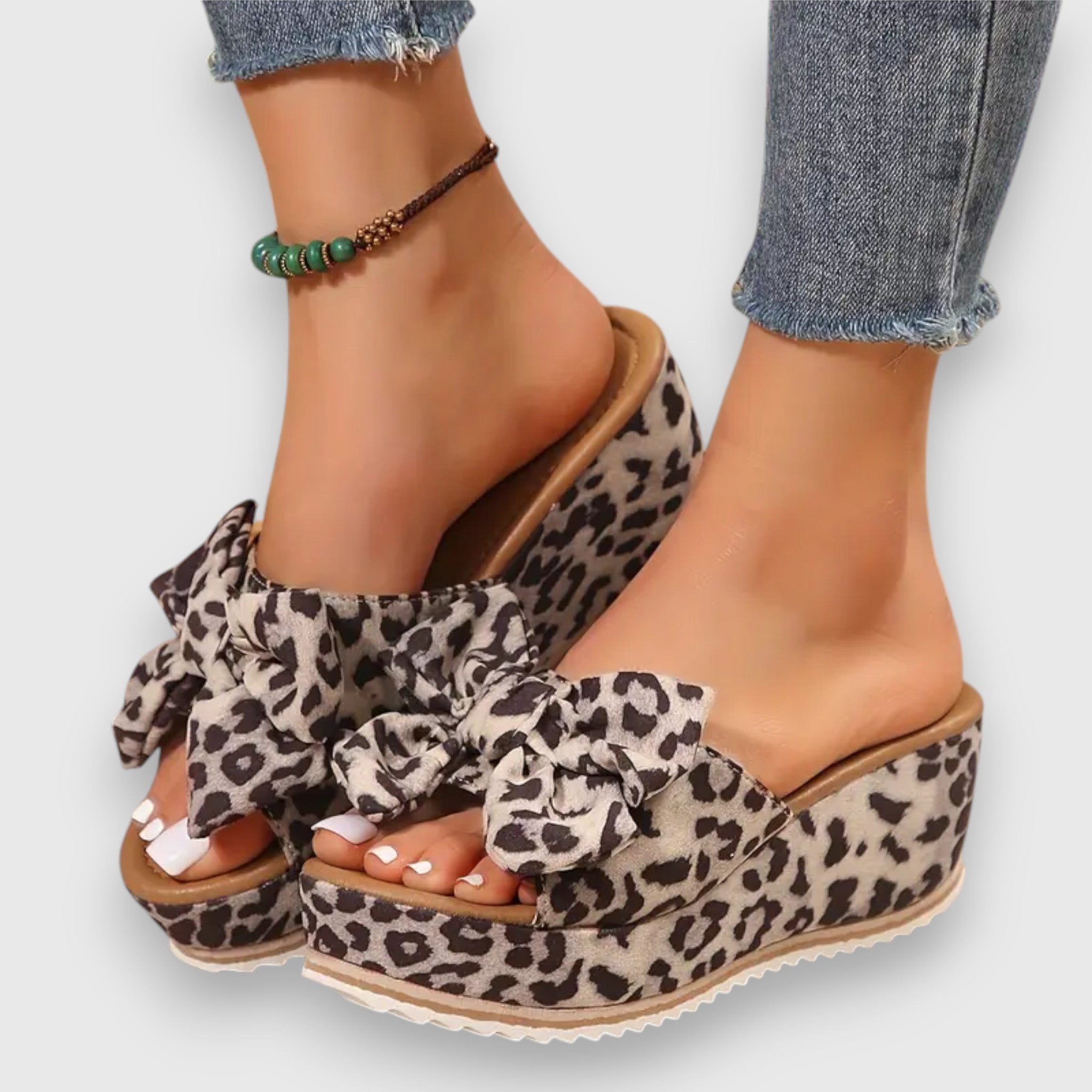 Mila | Kényelmes slip-on szandál masnival