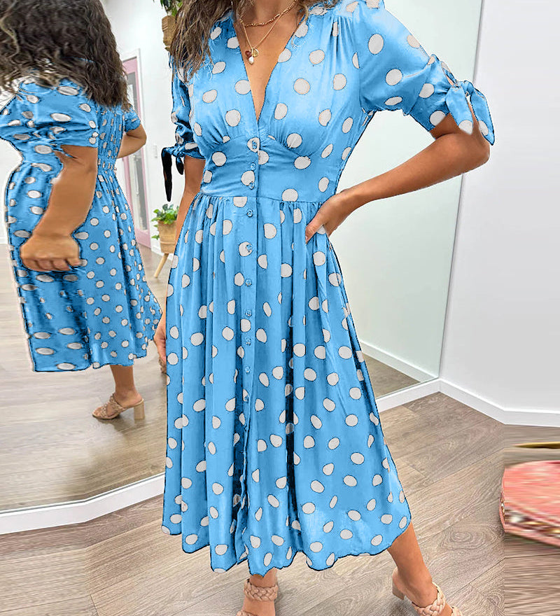 Monique™ | Elegáns Pöttyös Ruha