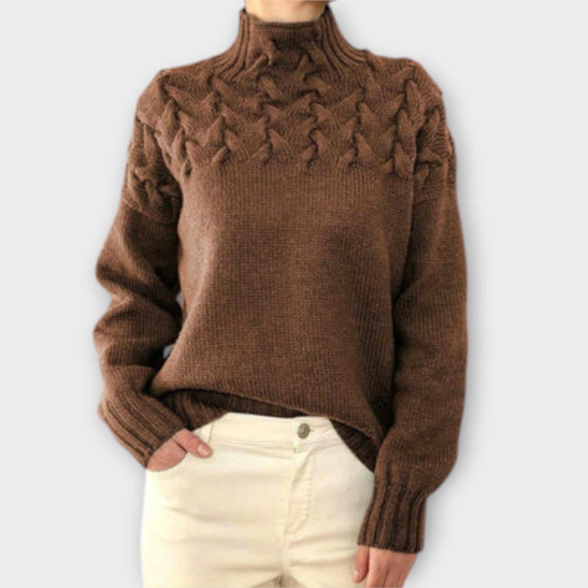 Éva | Kötött női pulóver elegáns kényelem