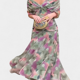 Amarra™ – Elegáns Hosszú Ruha Drapé Chiffonból