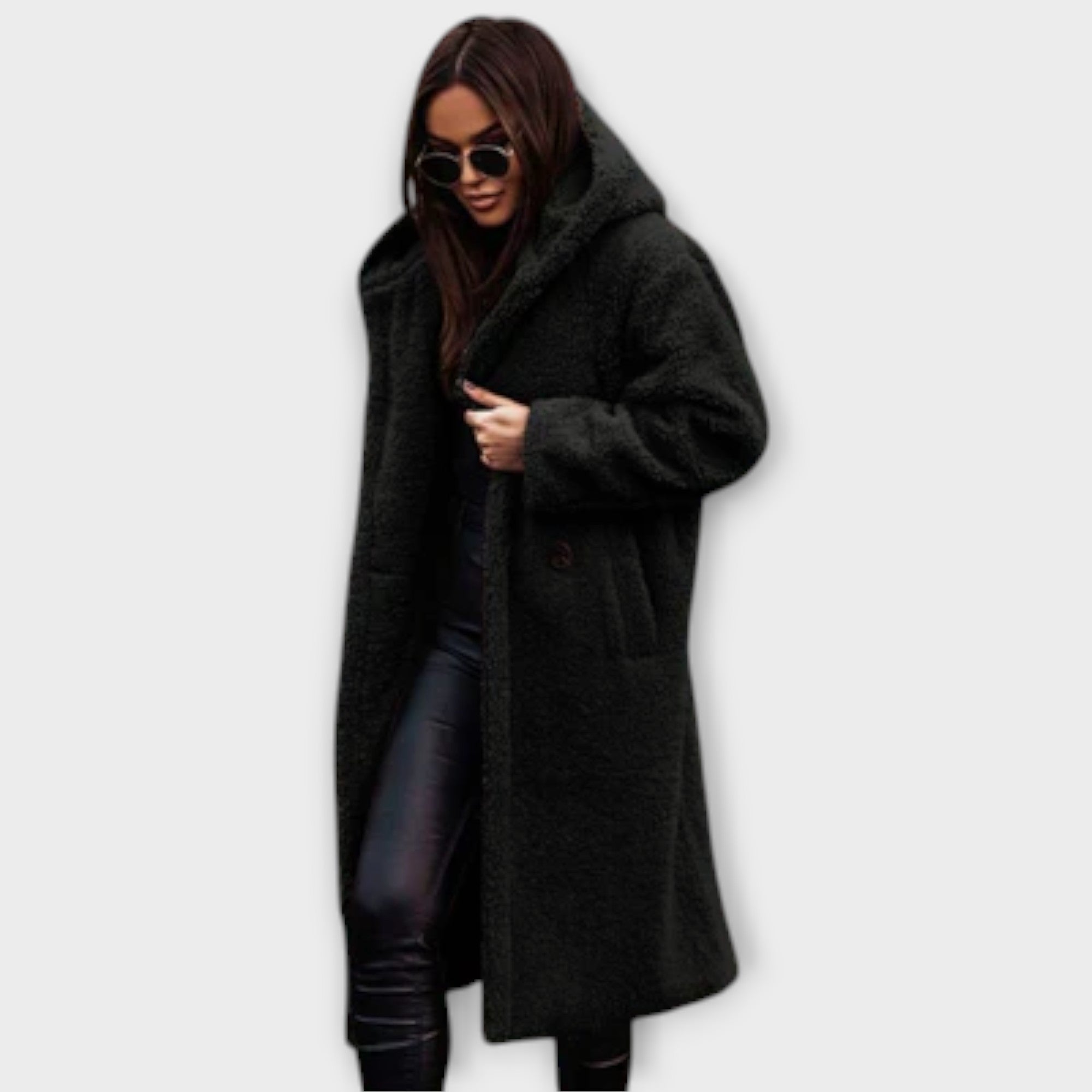 Jennifer | Luxus kapucnis gyapjú kabát