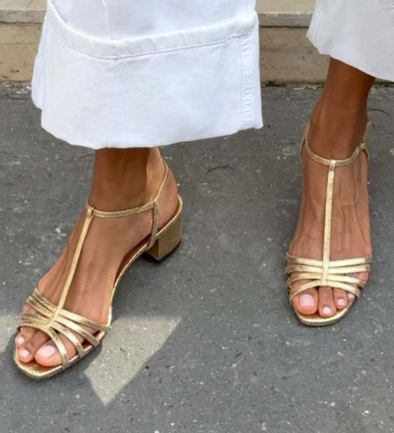 Aletta | Arany Szandál Hétköznapi Elegancia