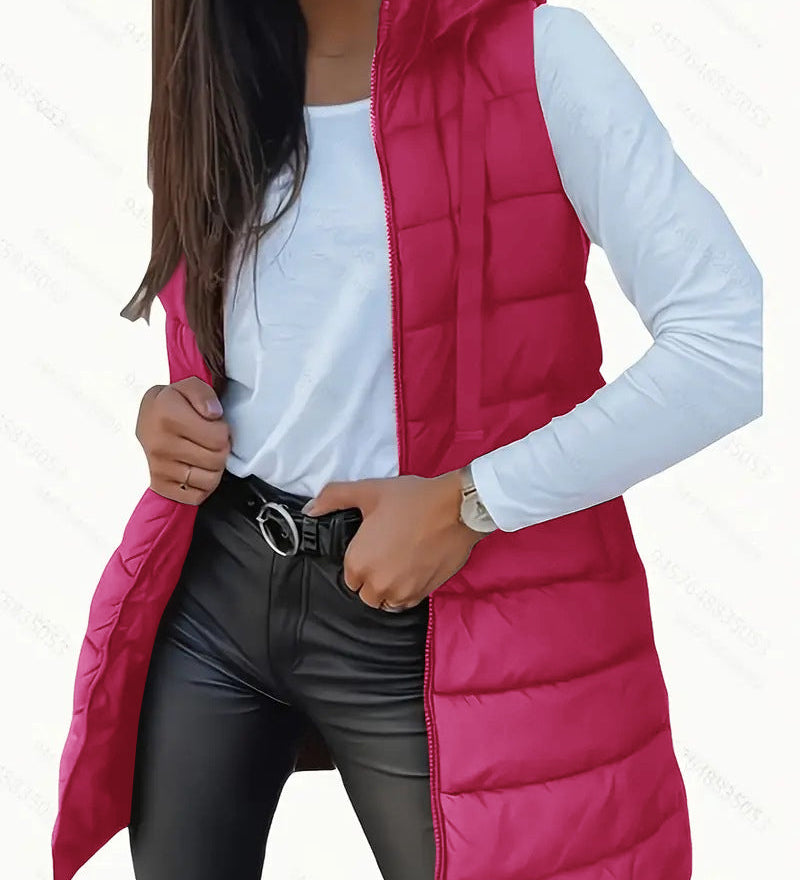 Rain | Kapucnis puffer mellény
