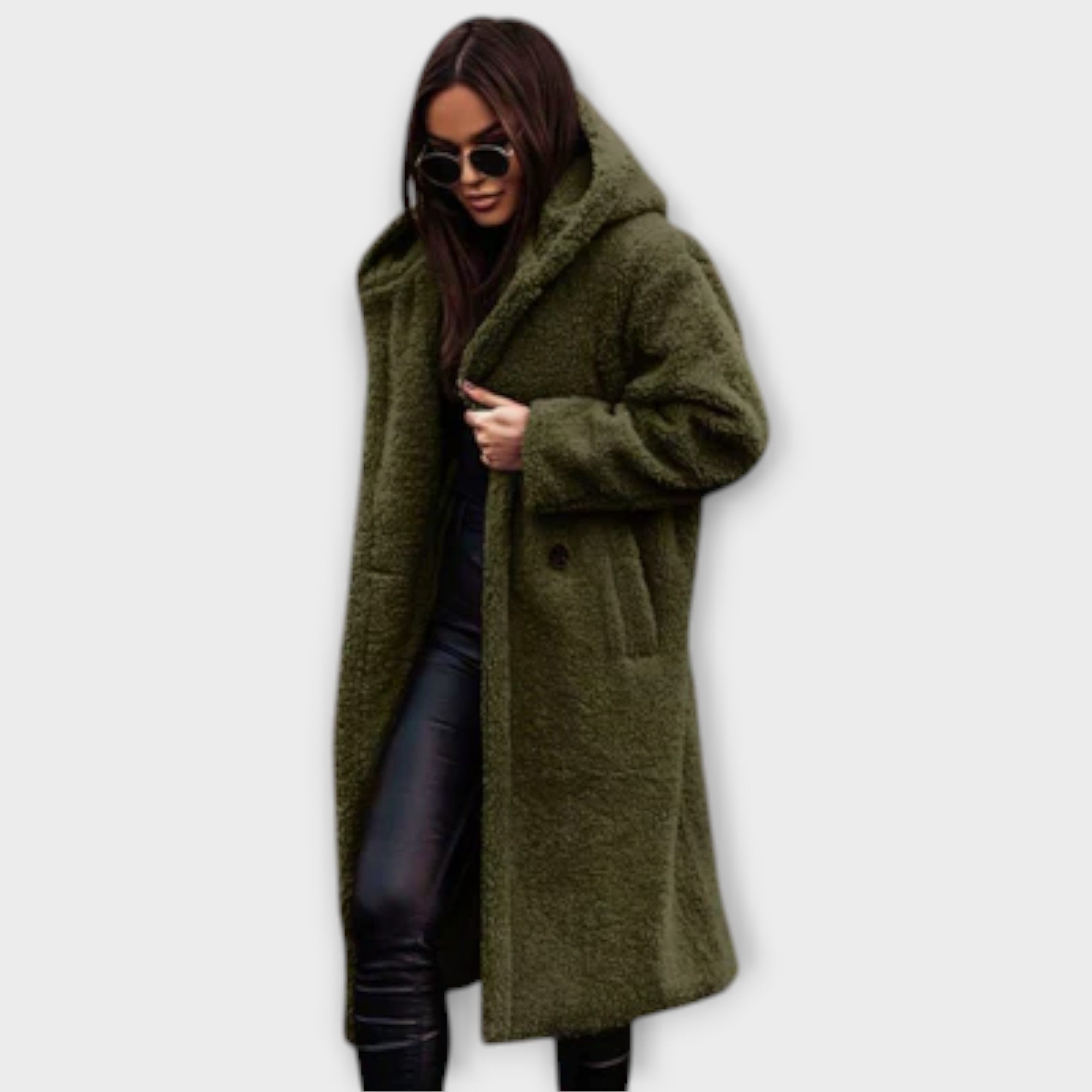 Jennifer | Luxus kapucnis gyapjú kabát