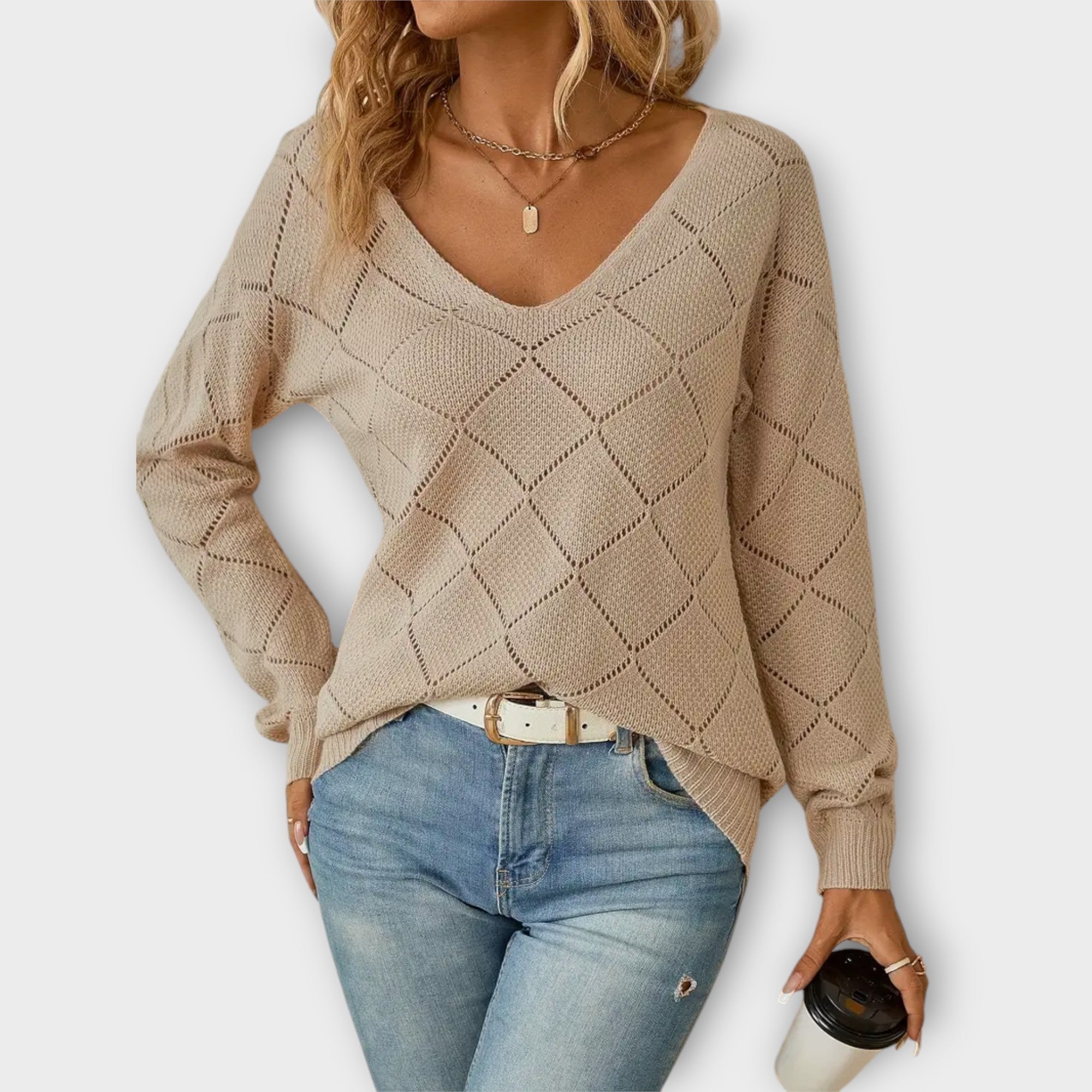 Evers | Laza női pulóver elegáns megjelenés