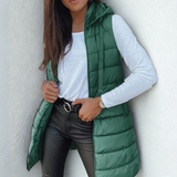 Rain | Kapucnis puffer mellény