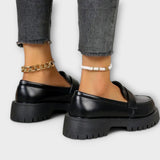 Fanni | Ortopéd selyem slip-on cipők