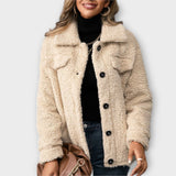 Noémi | Puha meleg teddy fleece dzseki
