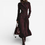 Tavaszi Mária - Elegáns Puha Vászon Trench