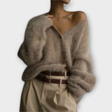 Dália | Kényelmes oversized kötött kardigán
