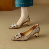 Josephine | Csillámos pumps