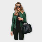Róza | Elegáns bőrkabát minden alkalomra
