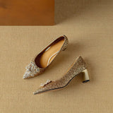 Josephine | Csillámos pumps
