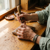 Mintás réz karperec
