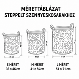 Steppelt szennyeskosár – Mintázott természeti táj