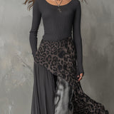 Carmen | Leopárdmintás maxi boho ruha