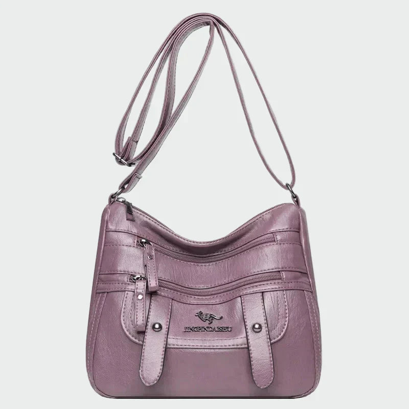 Boglárka | Barna crossbody táska puha