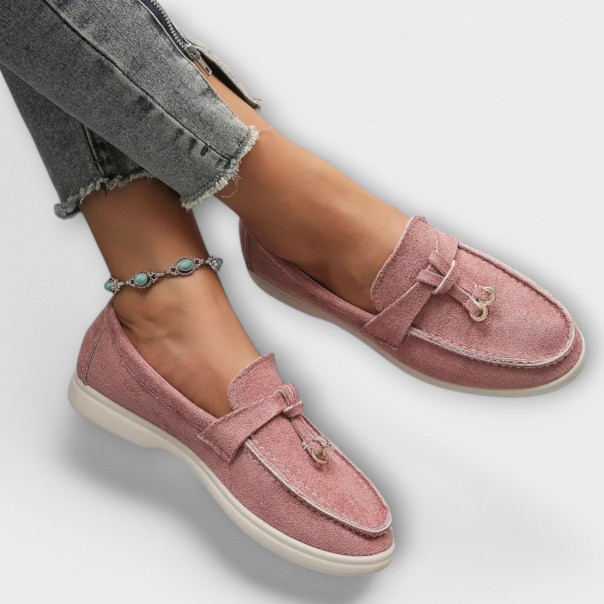 Gamira | Bézs Gamira loafer elegáns kényelem