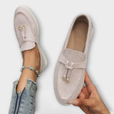 Gamira | Bézs Gamira loafer elegáns kényelem