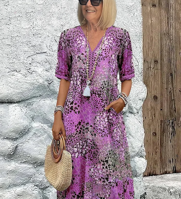 SUSAN | ÉLÉNK MIDI RUHA ELEGÁNS HASFEDÉSSEL
