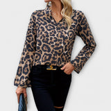 Róza | Leopárdmintás blúz vad eleganciával