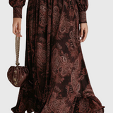 Belyana | Elegáns paisley midi ruha