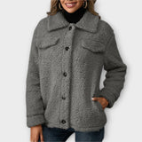 Noémi | Puha meleg teddy fleece dzseki