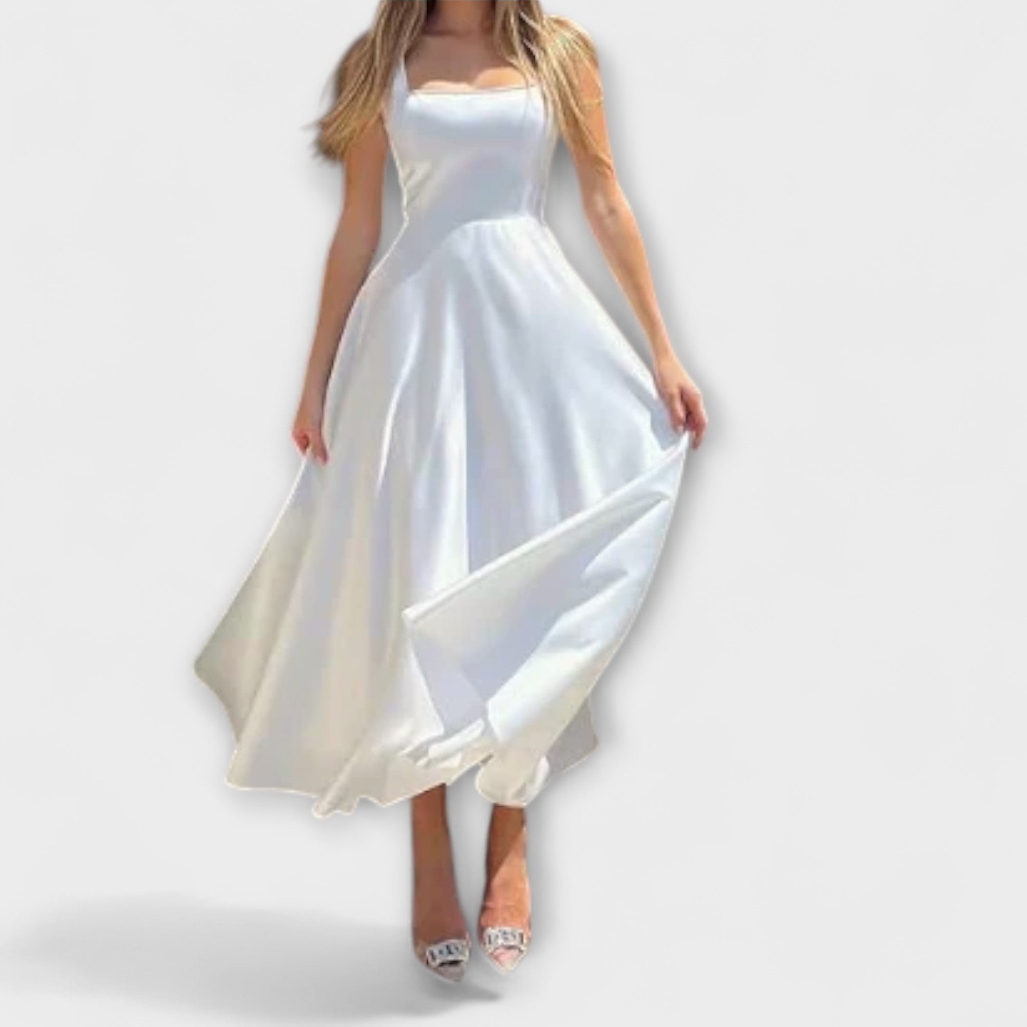 Lumea | Elegáns midi ruha selyemből