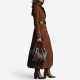 Tavaszi Mária - Elegáns Puha Vászon Trench