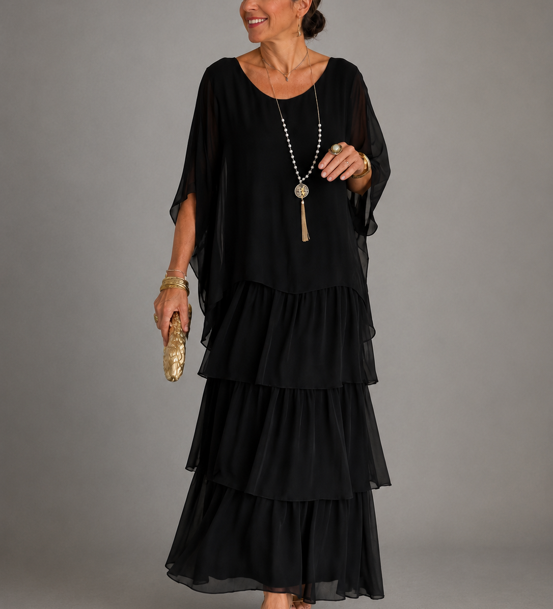 Júlia – elegáns lenge maxi ruha