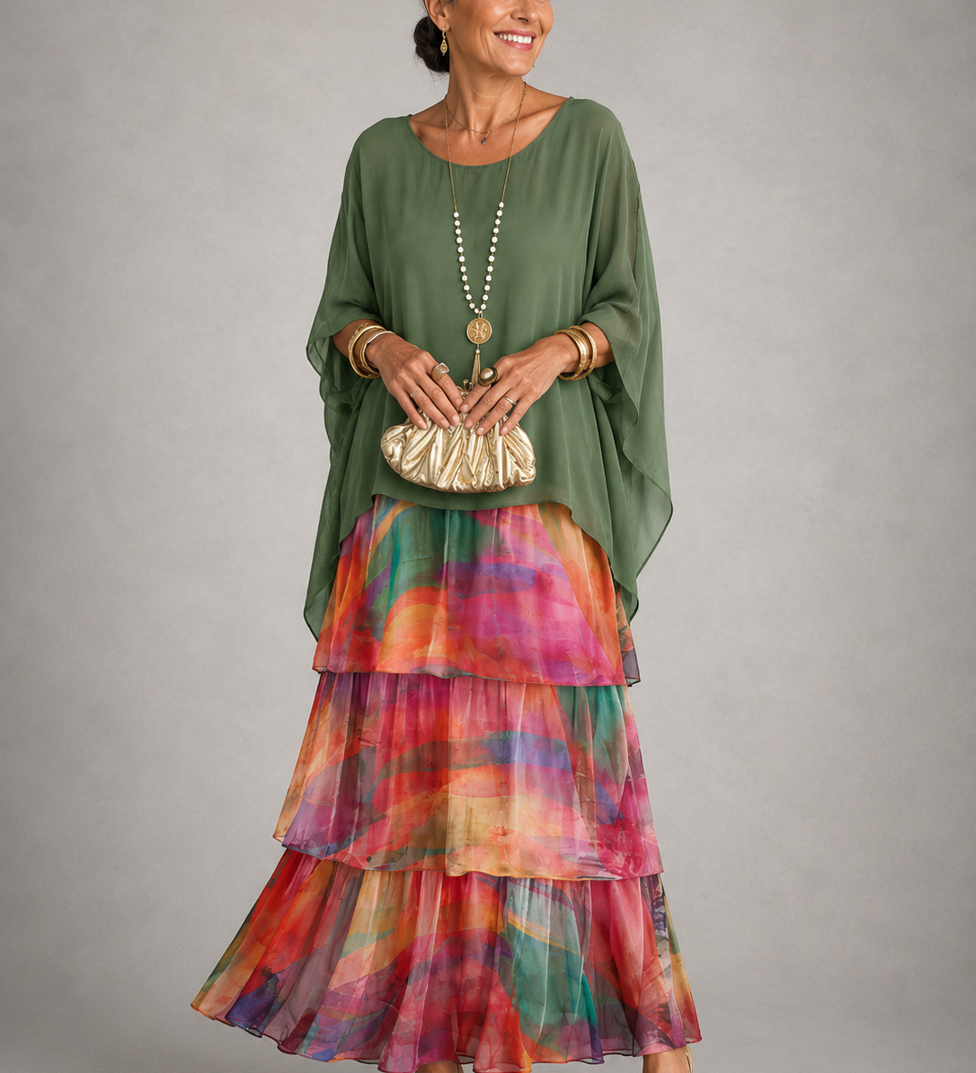 Júlia – elegáns lenge maxi ruha