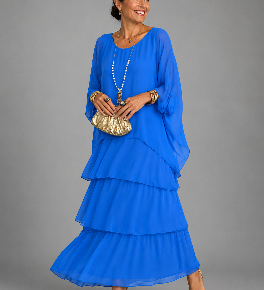 Júlia – elegáns lenge maxi ruha