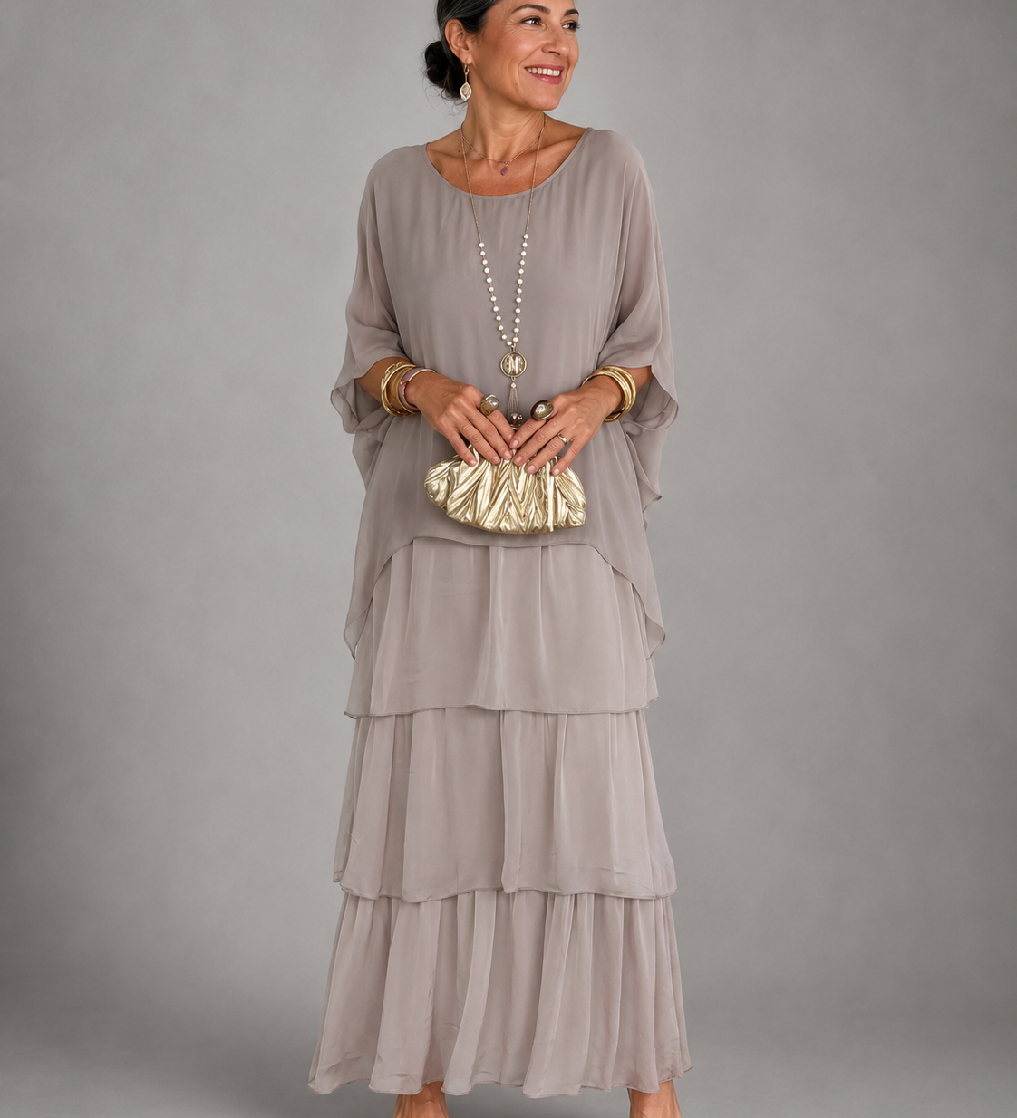 Júlia – elegáns lenge maxi ruha