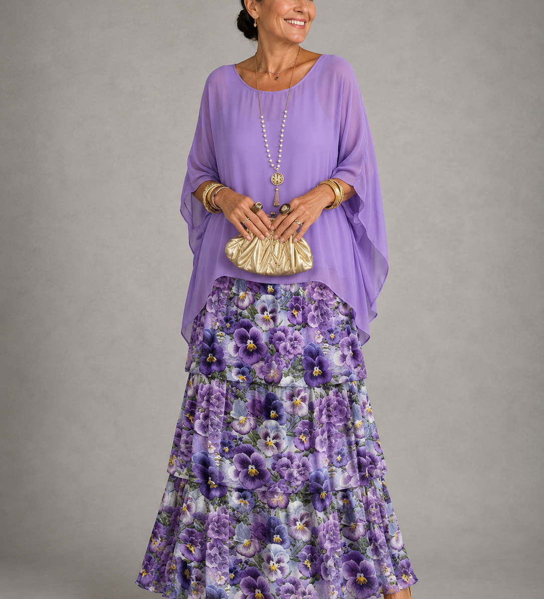 Júlia – elegáns lenge maxi ruha