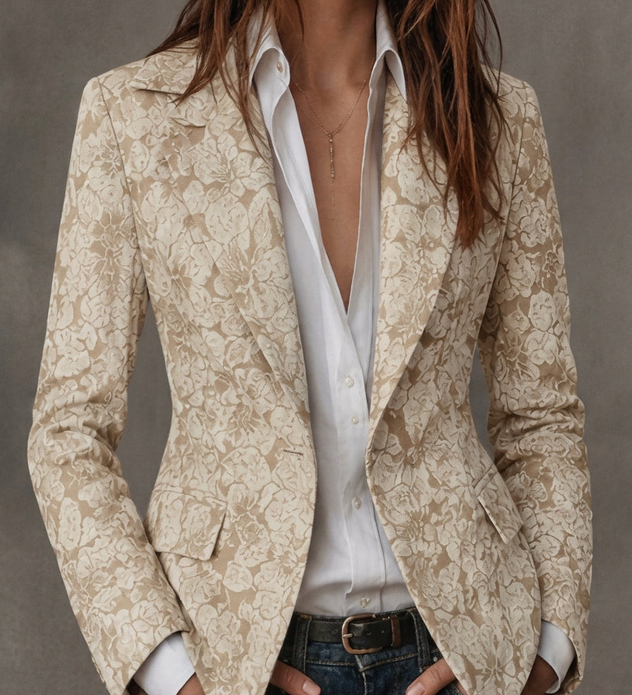 Vica | Jacquard Blézer Paisley Mintával